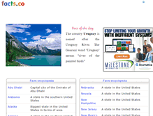 Tablet Screenshot of facts.co